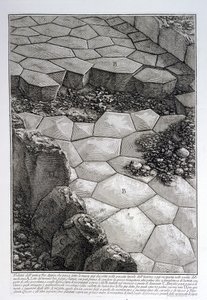 Le pavage de la Via Appia Antica, de 